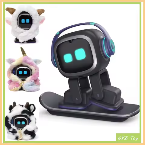Emo Intelligent Robot Pet Toys Emo Accompanying Voice Machine Ai Puzzle Electronic Action Desktop El
