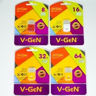 Usb Flashdisk V-Gen Atom Waterproof 8GB / 16GB / 32GB / 64GB Original Vgen / Flashdisk V gen Atom