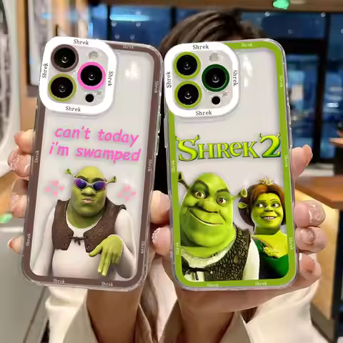 Cartoon Movie S-Shrek Clear Phone Case For OPPO RENO 15 15F 14 14F 13 13F 12 12F 11 11F 10 8 8Z 8T 7