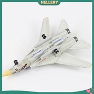 [HellerySG] F14 Fighter Aircraft Assembly Building Blocks Science Model Plane Collection Multipurpos