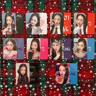 IZONE Zhang Yuanying Album Special Gift Playing Songs Homemade Photocard ive Photocard wm Round Red 