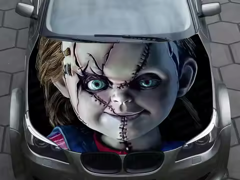 Chucky Horror movies Car Decal Graphics Vinyl decal Cover Pattern Packaging Decal custom DIY design 