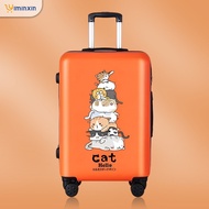 กระเป๋าเดินทาง20/24นิ้ว luggage bag suitcase 4ล้อหมุนได้ 360 องศา นิ้วลายการ์ตูน suitcase 20/24 inches น้ำหนักเบา กระเป๋าลากน้ำหนักเบา กันน้ำ KT
