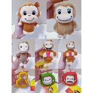 Curious George keychain SKC53 preloved mascot keychain plush doll soft toy plushie