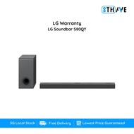 LG S80QY 480W 3.1.3ch High Res Audio soundbar with Dolby Atmos | 1 Year LG Warranty | SG Local