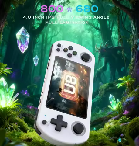 128G U8 Retro Handheld Video Game Console Linux System 4.0 Inch IPS Screen R35s Pro Portable Pocket 