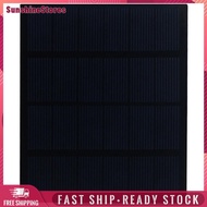 1.5W 6V Solar Panel Outdoor Solar Cell 110X92MM Mini Solar Charger Waterproof Solar Charging Panel f