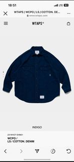 Wtaps 23ss Wcpo 版型寬鬆購自香港Wtaps官網Indigo Size L 全新