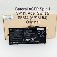 Baterai ACER Spin 1 SP111 Acer Swift 5 SF514 AP16L5J original