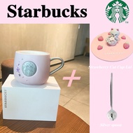 Starbuck ถ้วย Cherry Blossom เหรียญรางวัลกล่องแก้วของขวัญหวานหอม Osmanthus สีเหลืองกลาง-กระต่ายฤดูใบไม้ร่วงฤดูร้อนสำนักงานถ้วยน้ำ