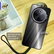 IQOO Z10 Case Premium Matte Hard Casing - IMD Case - Plain Silver Motif Hologram Case - Latest Iqoo 