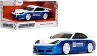 Hyper-Spec 1:24 Porsche 911 GT3 RS (996.1) Die-Cast Car, Toys for Kids and Adults(Candy Blue/White)