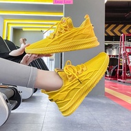 Kasut sport wanita flying coconut shoes women's Korean sports shoes women leisure running shoes