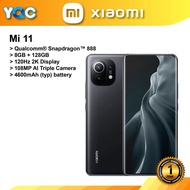 Xiaomi Mi 11 (8G+128G) Snapdragon 888 Octa Core 55W Fast Charging 6.81"+120Hz AMOLED Display