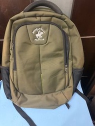 48cm 長 x 36 cm Beverly Hills Polo Club 橄欖綠背包