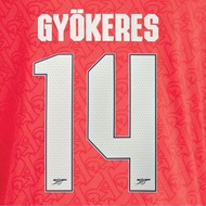 Official GYOKERES #14 Arsenal FC Home CUP 2025-26 PRINT