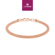 HABIB 925 Silver Bracelet 036 CORB36FLD(W)