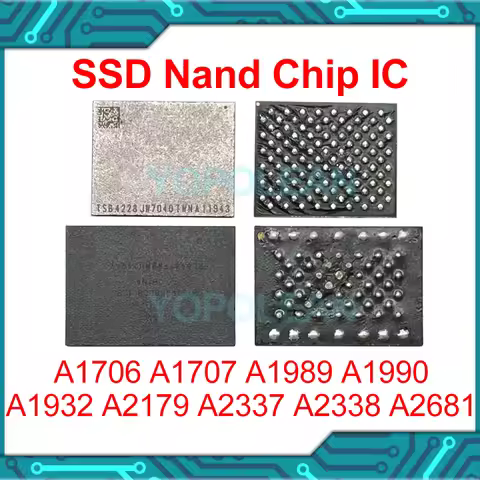 Original SSD Chip For Macbook Pro Air A1706 A1707 A1989 A1990 A1932 A2179 A2337 A2338 A2681 128G 256