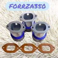 Froza Intake Neck Cnc Work FOZA350 With Rubber Band Collar