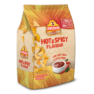 มิชชั่น ตอติญ่า ชิปส์ รสฮอตแอนด์สไปซี่ 170 กรัม - Tortilla Chips Hot &amp; Spicy 170g Mission brand
