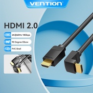 Vention HDMI 2.0 Cable 90 Degree Right Angle 4K Ultra HD 3D HDMI Cord for TV Projector PC PS5/4/3