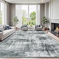 Lofus 9x12 Area Rugs for Living Room -Black/Grey