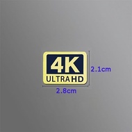 Mobile Phone 4k8k logo Video HD hdr Sticker New Product TV Gold Decoration 10y Bright Camera Sticker