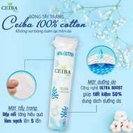 Ceiba 100% Cotton Makeup Remover Pads 120 Pieces