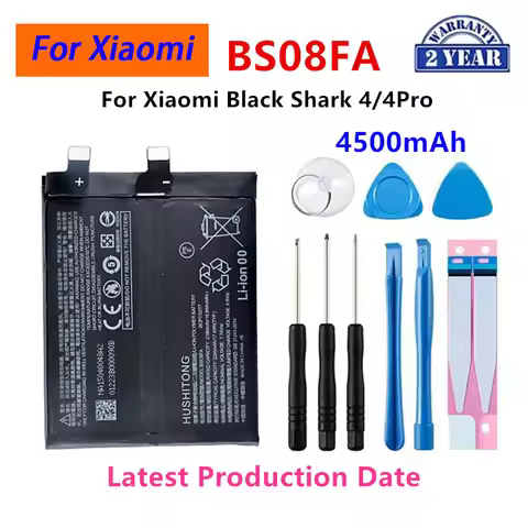 Brand New BS08FA 4500mAh Battery For Xiaomi Black Shark 4/4Pro Phone Replacement Batteries+Tools