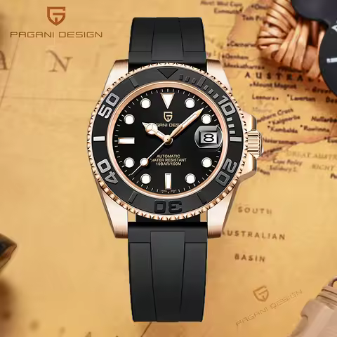 PAGANI DESIGN 2024 New PD-1651 Luxury Men's Mechanical Watch Sapphire Glass Automatic Watch Stainles