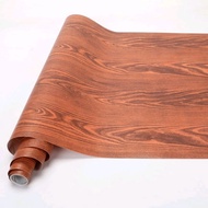 Wallsticker Wood Red Wood Motif Wallpaper Wall Sticker Wall Sticker Red Wood Motif