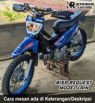 Stiker Decal Motor RBT sticker motor bebek trail Custom Desain | M7 | KR Sticker