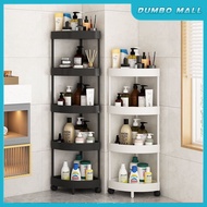 Corner Storage Rack Trolley Rack with Wheels Triangular Multi-Layer Organizer Multifunction Shelves 