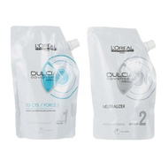 Loreal Dulcia Advanced TG/Force Perm Lotion 400ml ( Green No 2 / Blue No 3 ) / Neutralizer Lotion 40