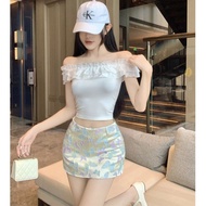 Sub Dopamine Satin Set - Hot Summer Outfit for Women