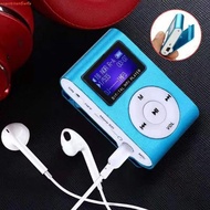 AUGUSTINAN Portable Mini MP3 Player, Metal Clip Card Slot USB MP3 Music Players, Recorder Slim Lossl