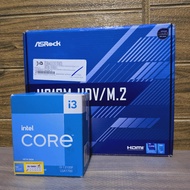 CPU (ซีพียู) INTEL CORE I3 13100F  + ASROCK H610M HDV/M.2 (DDR4) (LGA 1700) (MICRO-ATX) มือ2 (มีประก