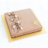 [Annabella] Sugar Free | Keto Friendly | Low Carb | Gluten free | Hazelnut Cake Upsize 18x18 cm | Free Birthday Pack
