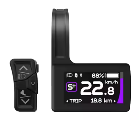 DPC245 Display Screen Bluetooth 5.0 LCD Speedometer for Bafang Mid Motor Protocol M510 M560 M820 M60