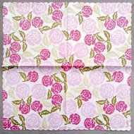 Yves Saint Laurent 復古手帕 - YSL 花卉絲巾 19 x 19 英吋