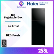 HAIER 258L 2-Door Refrigerator DEO Fresh Chiller Box HRF-258H