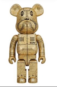 bape hajime sorayama  1000% 金銀一對