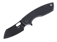 มีดพับ CRKT Pilar Large Flipper Knife Black Stonewashed Blade, Stainless Steel Handles (5315...