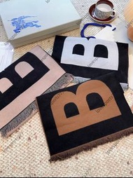 🌟官網授權商家🌟Burberry 最新雙面大字母圍巾