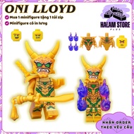 [Halam Store] Ninjago Oni season 15 minifigures assembly toy - 4-armed Oni Lloyd character model
