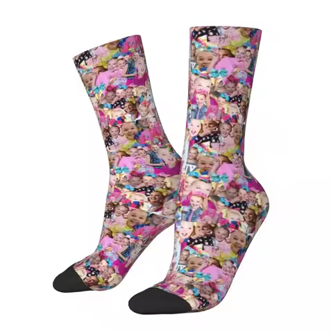 Jojo Siwa Collage Stockings Funny Meme Pattern Modern Socks Autumn Anti Slip Socks Female Climbing S