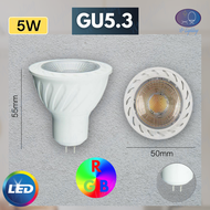 [2 Years Warranty] MR16 GU10 GU5.3 RGB 5W LED EYEBALL BULB WITH REMOTE CONTROL SPOTLIGHT COLOUR BULB