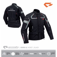 Continmoto Jaket Motor Adventure Protektor Contin Osiris Le - Black