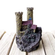 Smiling Fish Aquarium [Castle R-MR-011] 7.5 * 7 * 11cm Polyfiber Products