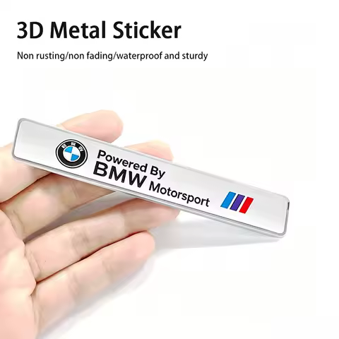 1Pcs Sport VIP Car Emblem Badge Sticker For BMW Performance X3 X5 X1 X2 X4 X6 X7 E28 E30 E34 E53 E61